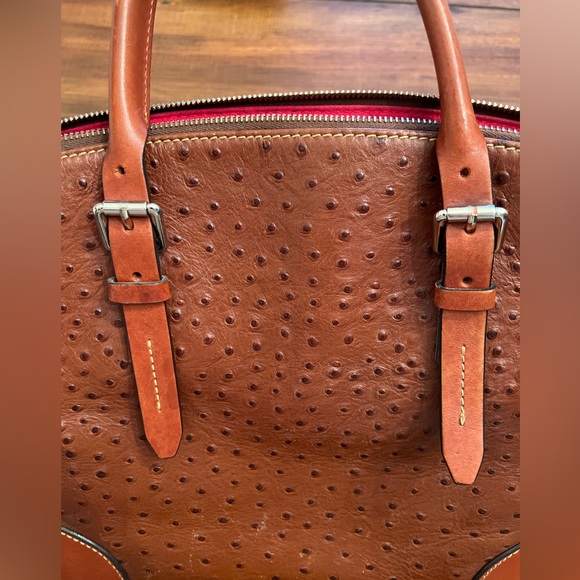 Dooney & Bourke| Domed Ostrich Satchel - Picture 4 of 11